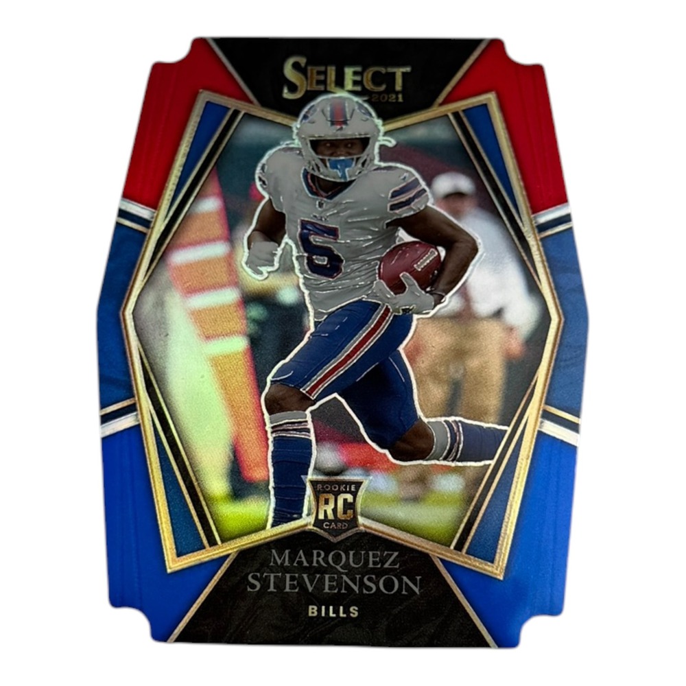 2021 Panini Select Marquez Stevenson Buffalo‎ Bills RC Premier Level Die-Cut 196